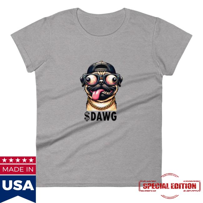 $Dawg Swag Merch $Dawg Black Logo Long Sleeve T Shirt